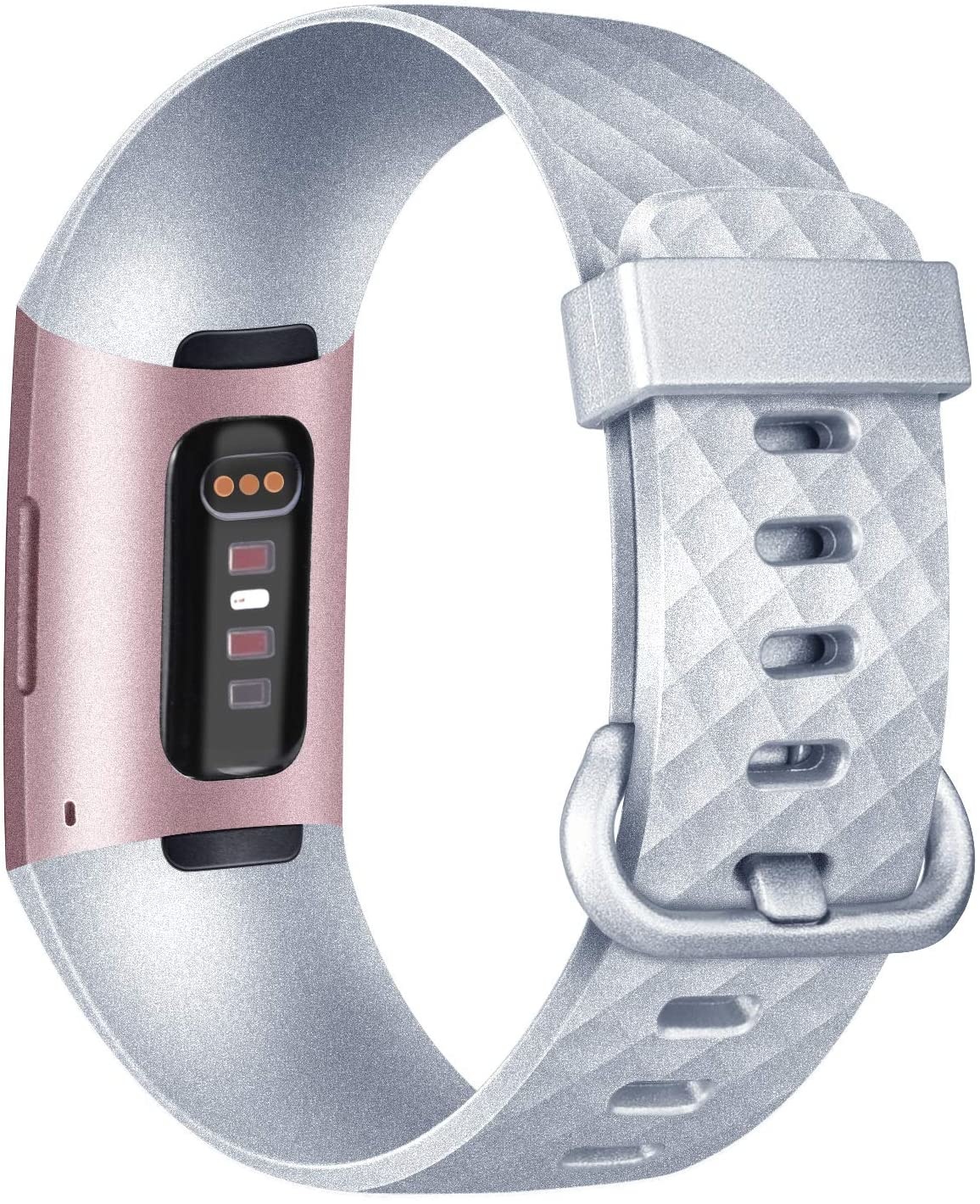 Fitbit Charge 3 / 4 Classic Bandje - Zilver