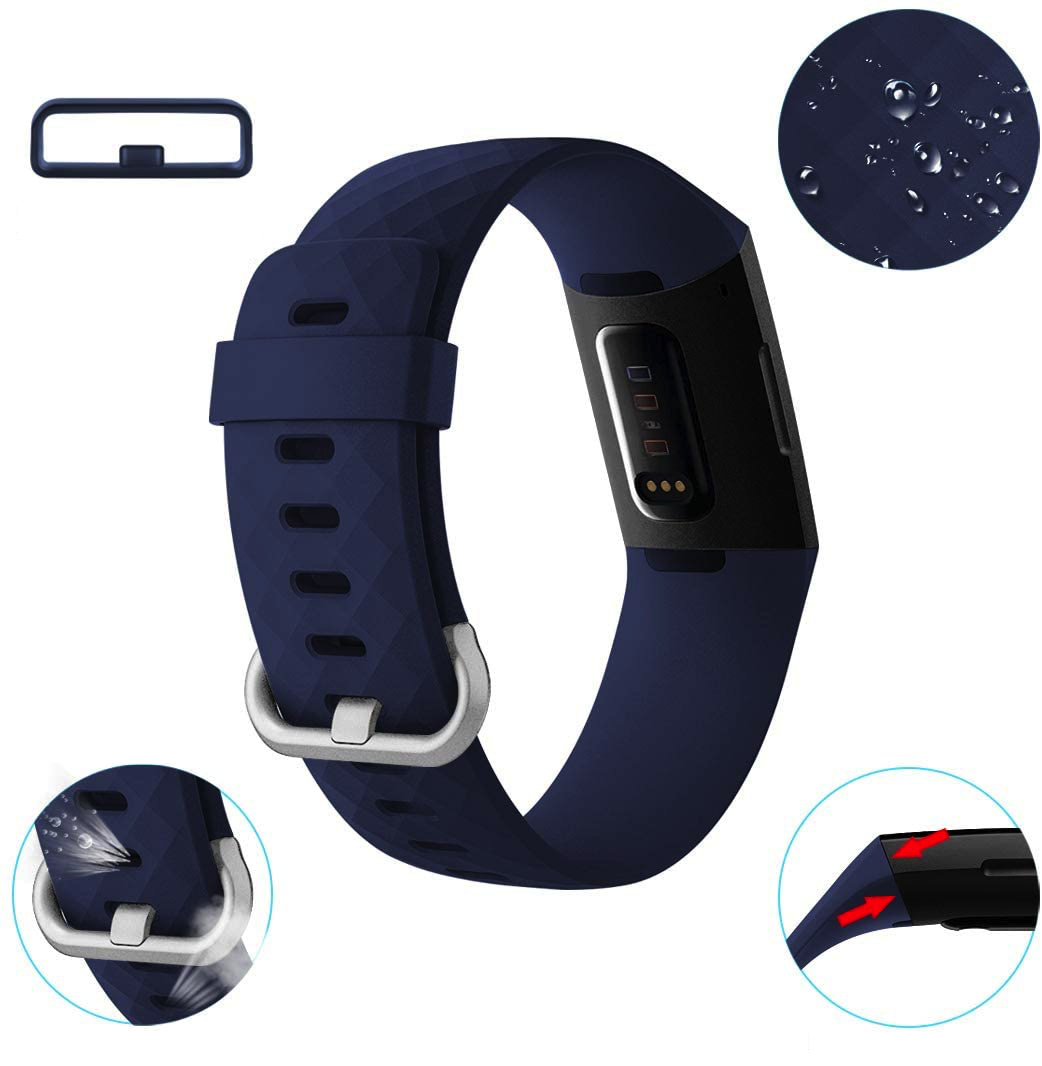Fitbit Charge 3 / 4 Classic Bandje - Blauw