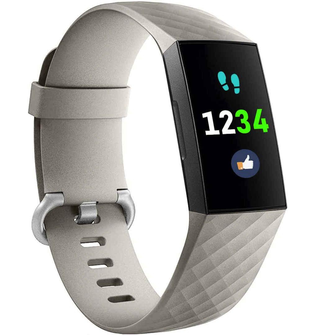 Fitbit Charge 3 / 4 Classic Bandje - Creme