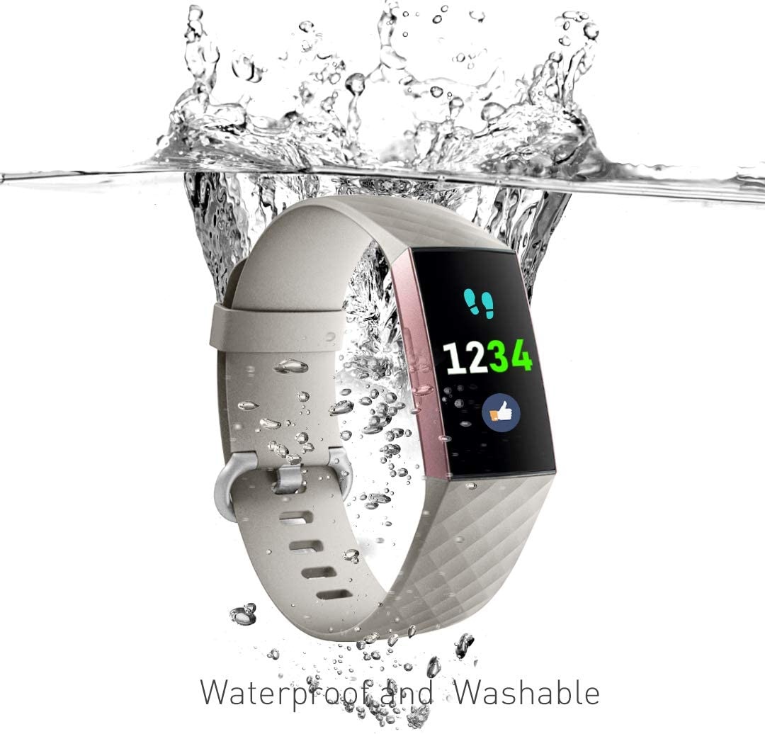 Fitbit Charge 3 / 4 Classic Bandje - Creme