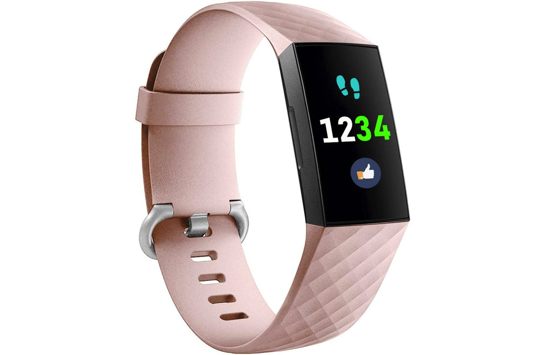 Fitbit Charge 3 / 4 Classic Bandje - Lichtroze