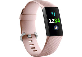 Fitbit Charge 3 / 4 Classic Bandje - Lichtroze