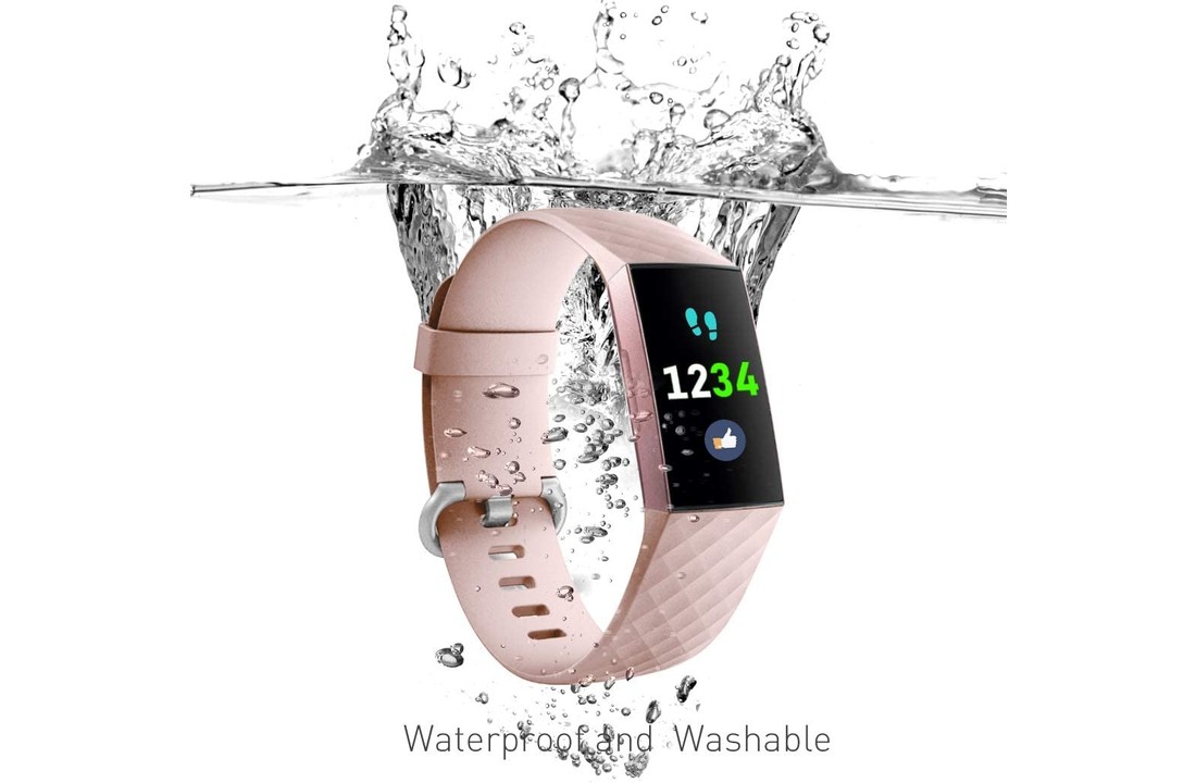 Fitbit Charge 3 / 4 Classic Bandje - Lichtroze