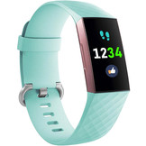 Fitbit Charge 3 / 4 Classic Bandje - Mintgroen