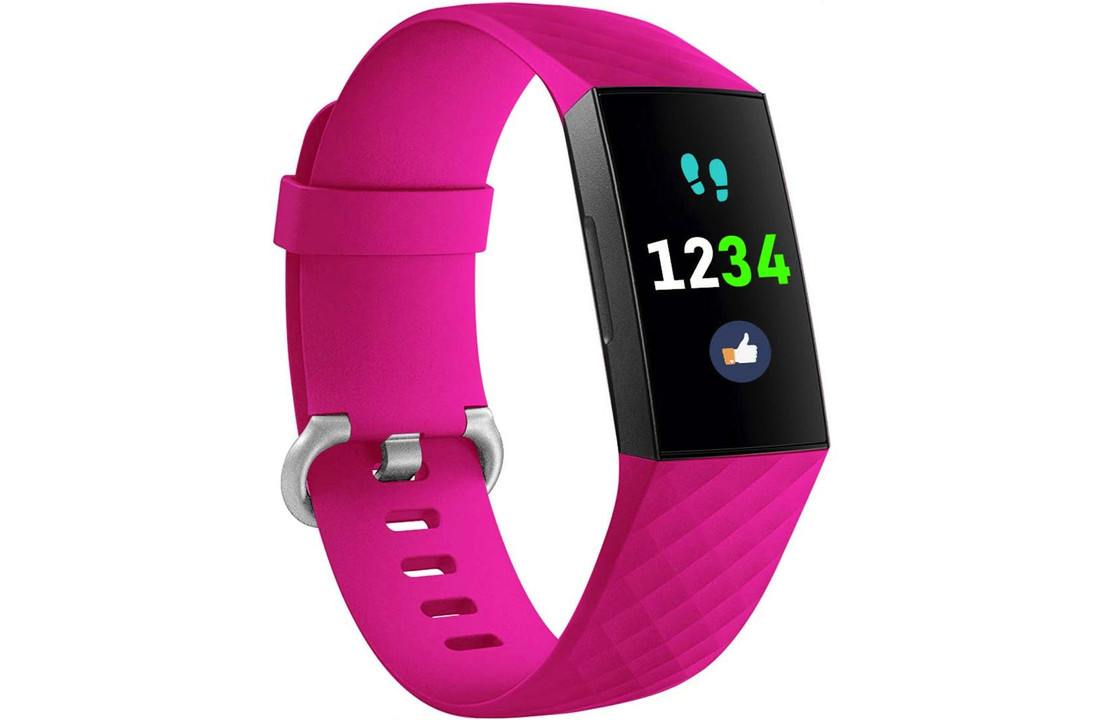 Fitbit Charge 3 / 4 Classic Bandje - Roze