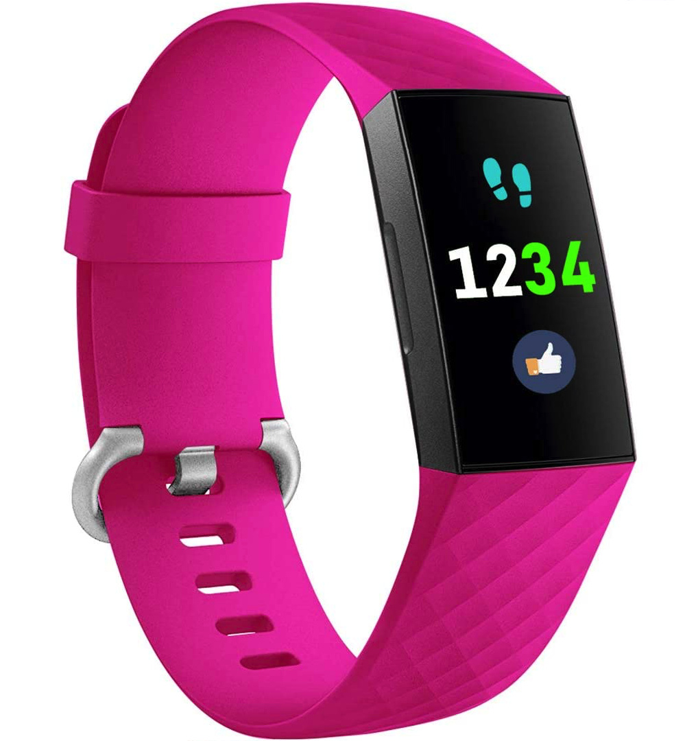 Fitbit Charge 3 / 4 Classic Bandje - Roze