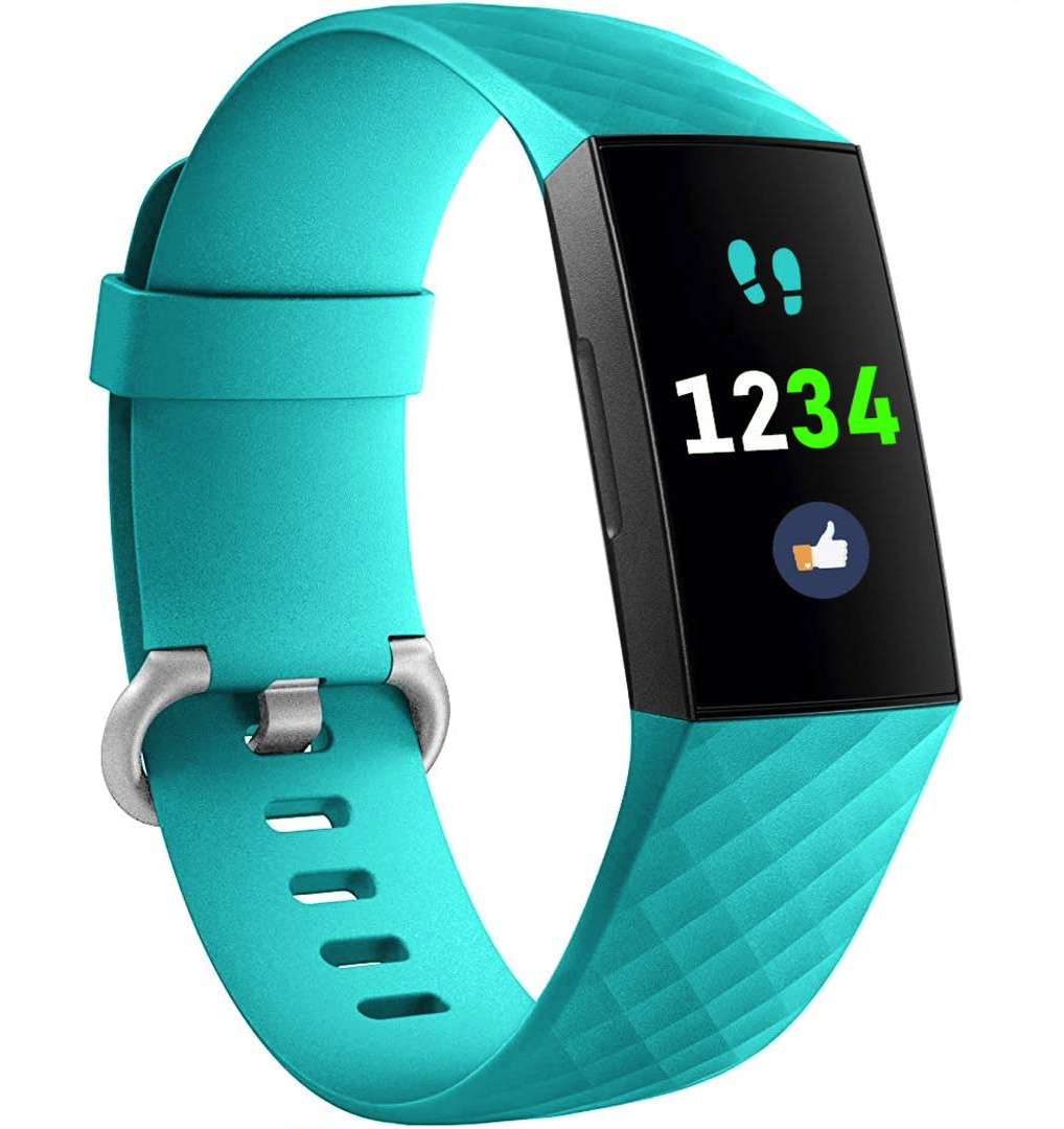 Fitbit Charge 3 / 4 Classic Bandje - Turquoise