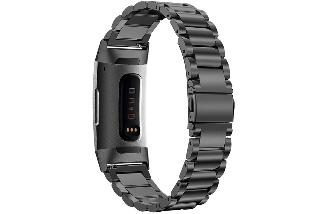 Fitbit Charge 3 / 4 Schakel Bandje - Zwart