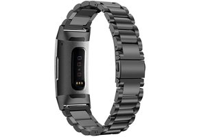 Fitbit Charge 3 / 4 Schakel Bandje - Zwart