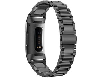 Fitbit Charge 3 / 4 Schakel Bandje - Zwart