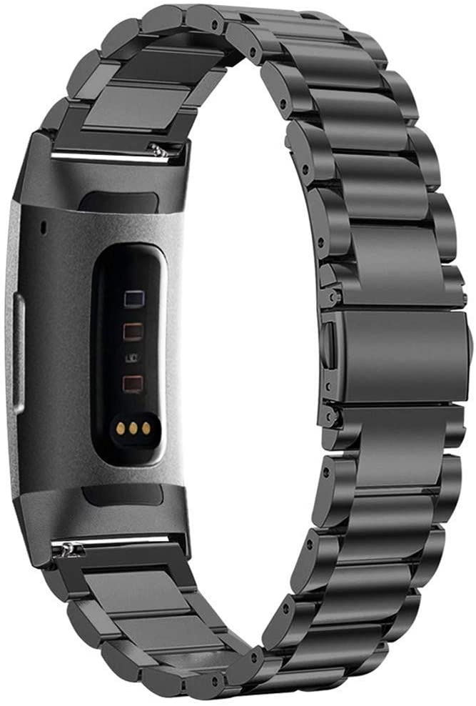 Fitbit Charge 3 / 4 Schakel Bandje - Zwart