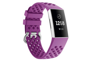 Fitbit Charge 3 / 4 Sport Air Bandje - Paars