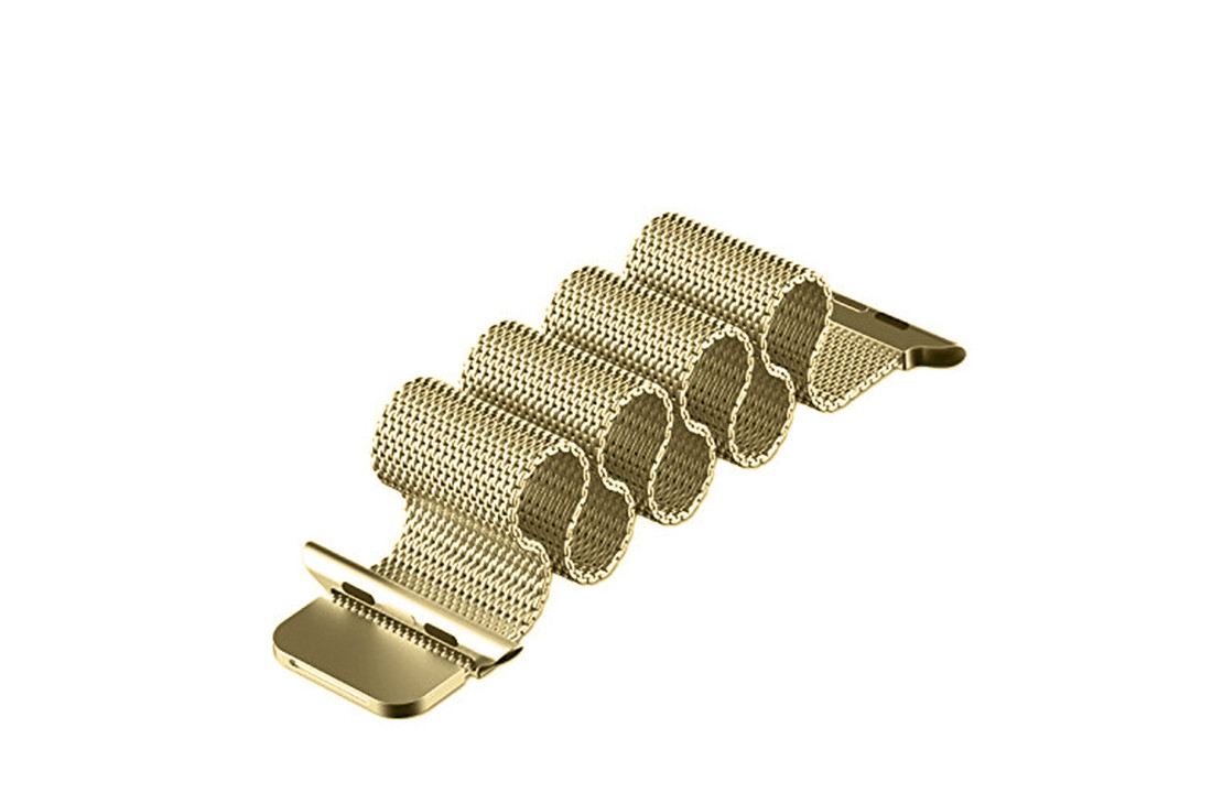 Apple Watch Milanees Bandje - Goud