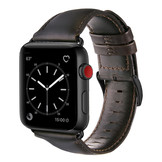 Apple Watch Leer Bandje – Donkerbruin