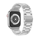 Apple Watch Stalen Schakel Band - Zilver