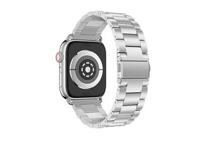 Apple Watch Stalen Schakel Band - Zilver
