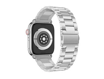 Apple Watch Stalen Schakel Band - Zilver