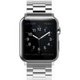 Apple Watch Stalen Schakel Band - Zilver