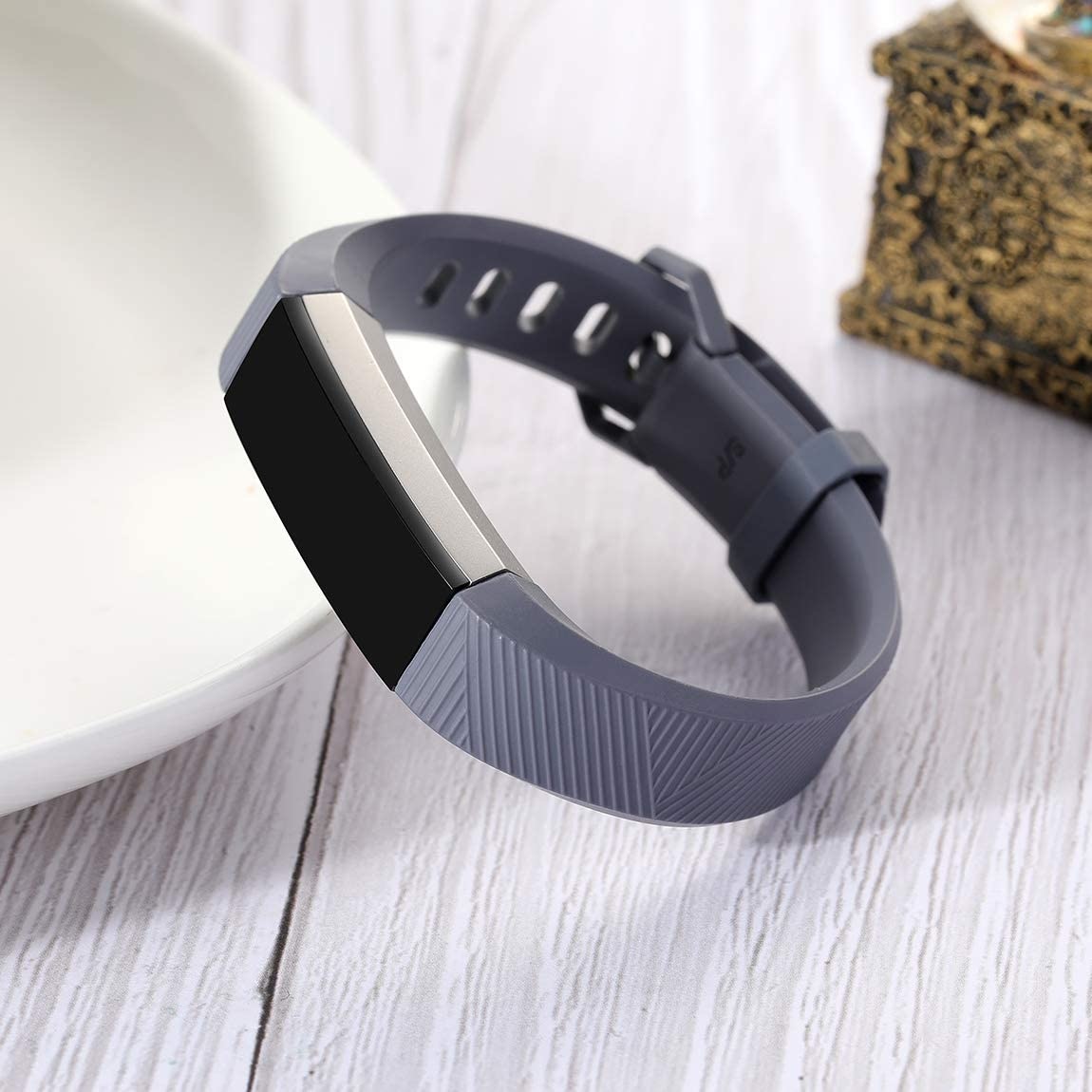 Fitbit Alta HR Bandje Sport - Grijs