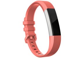 Fitbit Alta HR Bandje Sport - Lichtrood