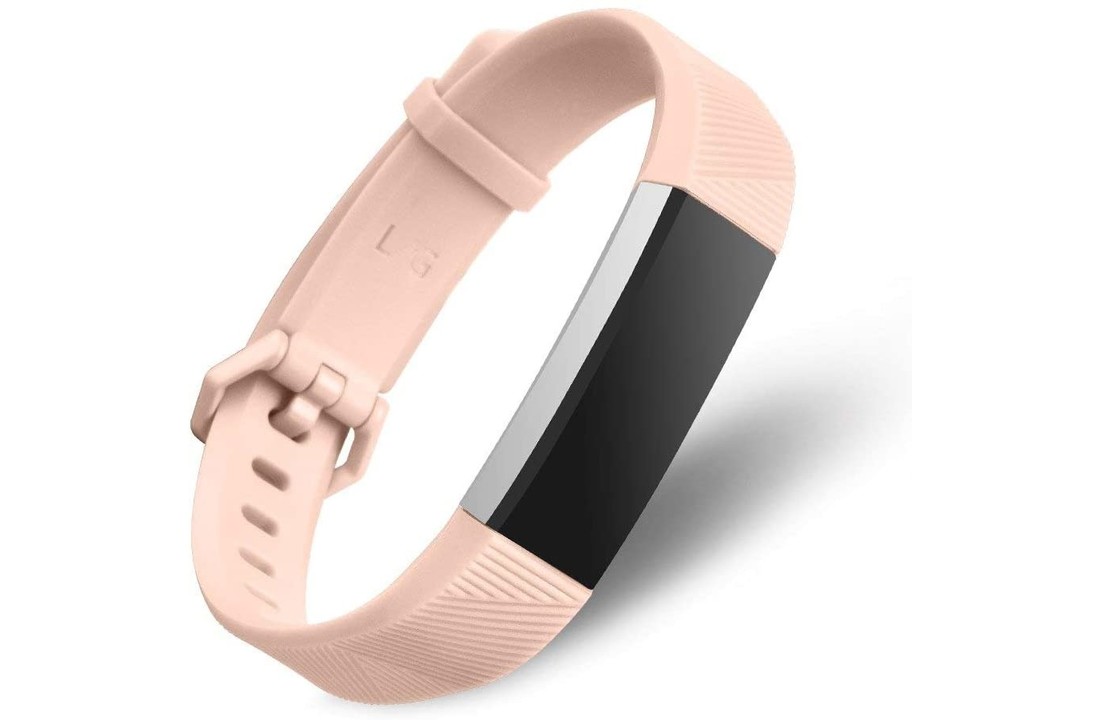 Fitbit Alta HR Bandje Sport - Lichtroze