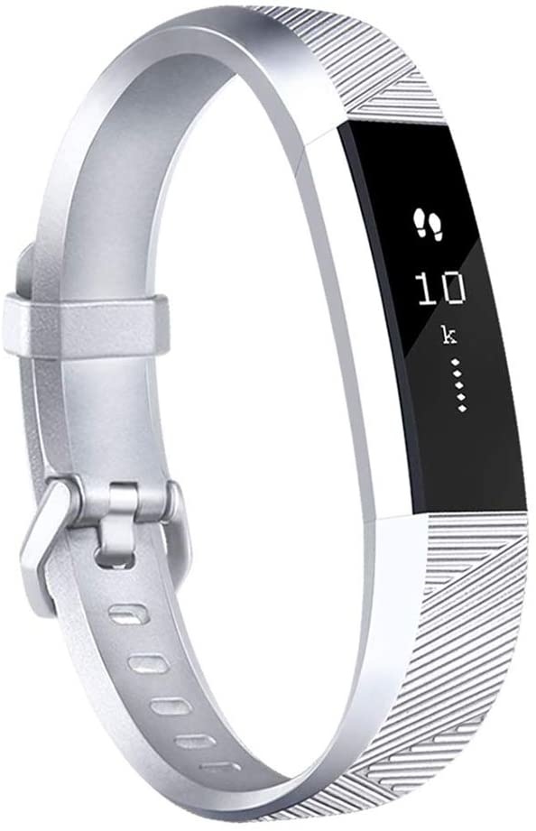 Fitbit Alta HR Bandje Sport - Zilver