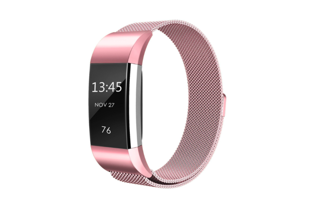 Fitbit Charge 2 Milanese Band - Roze