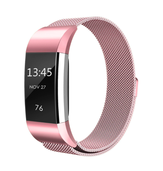 Fitbit Charge 2 Milanese Band - Roze