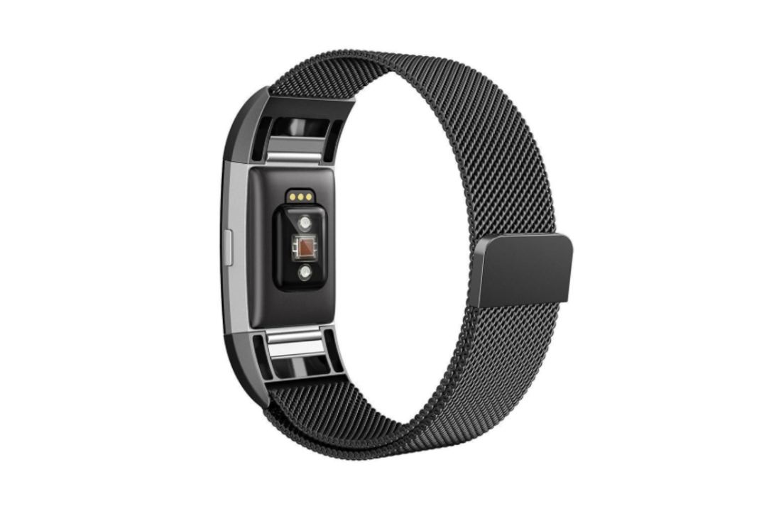 Fitbit Charge 2 Milanese Band - Zwart