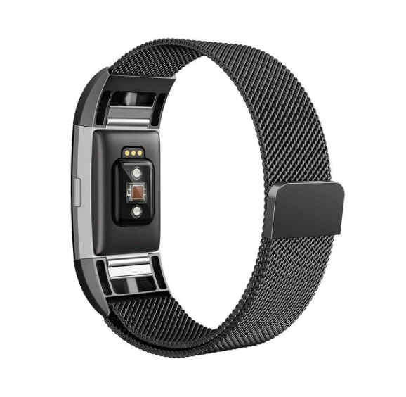 Fitbit Charge 2 Milanese Band - Zwart