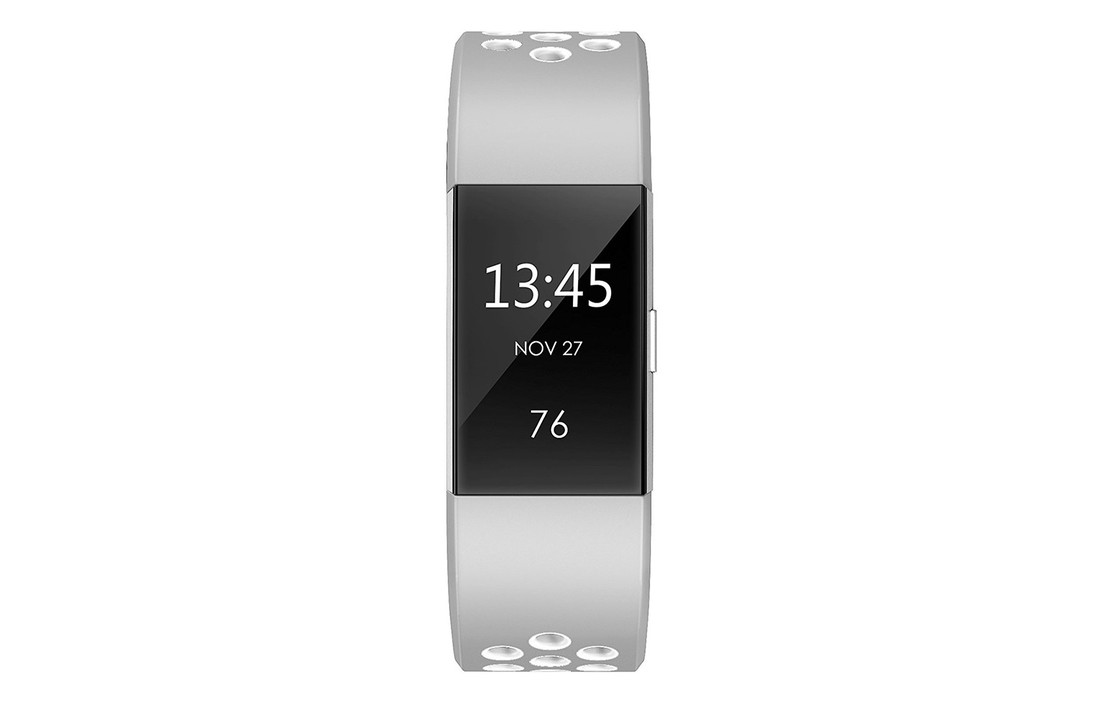 Fitbit Charge 2 Sport Air Bandje - Grijs Wit