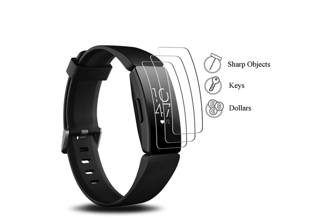 Fitbit Inspire HR Screenprotector - 3 stuks