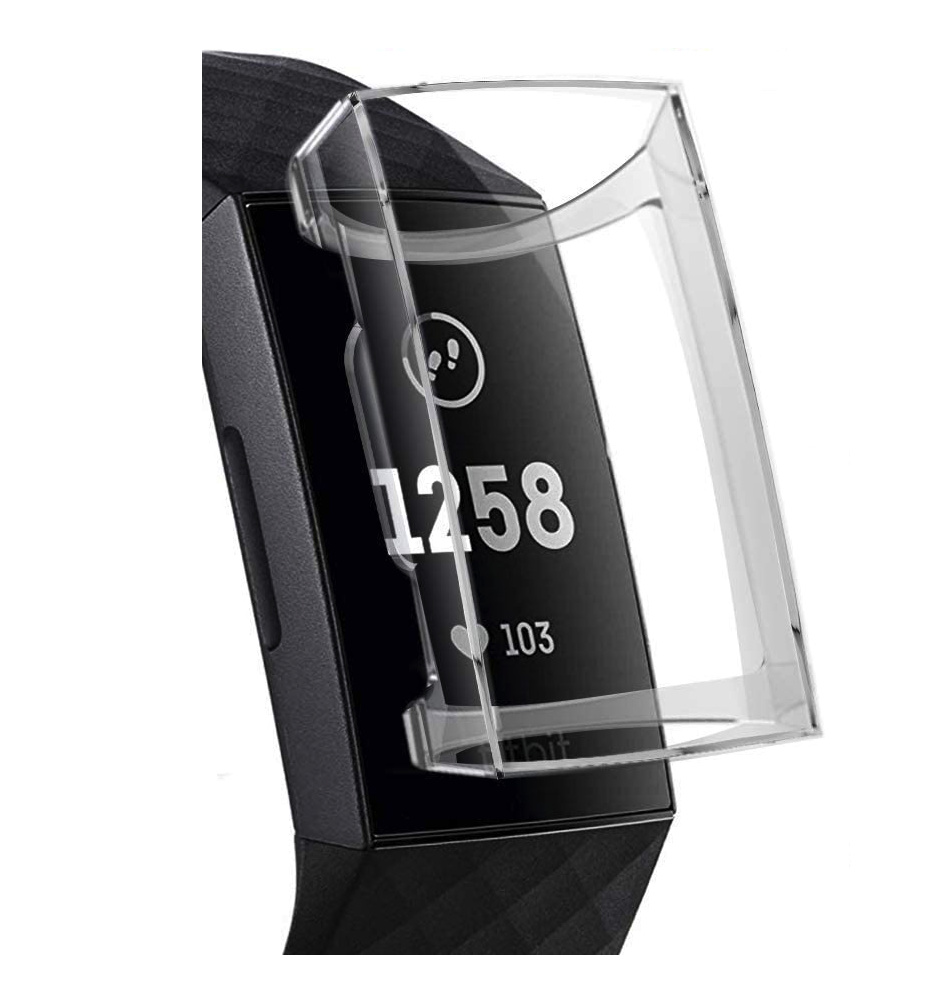 Fitbit Charge 3 / 4 Hoesje - Transparant