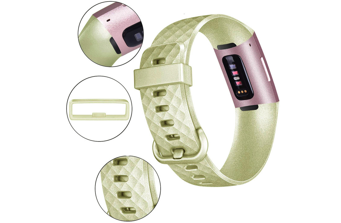 Fitbit Charge 3 / 4 Classic Bandje - Goud
