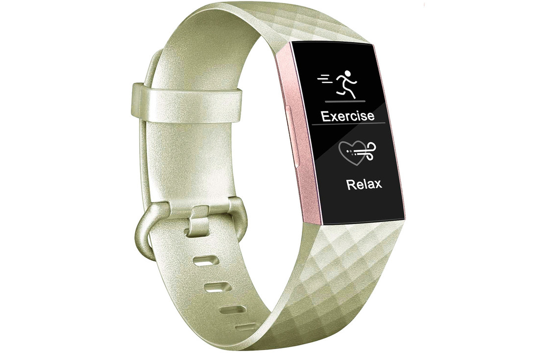 Fitbit Charge 3 / 4 Classic Bandje - Goud