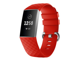 Fitbit Charge 3 / 4 Classic Bandje - Rood