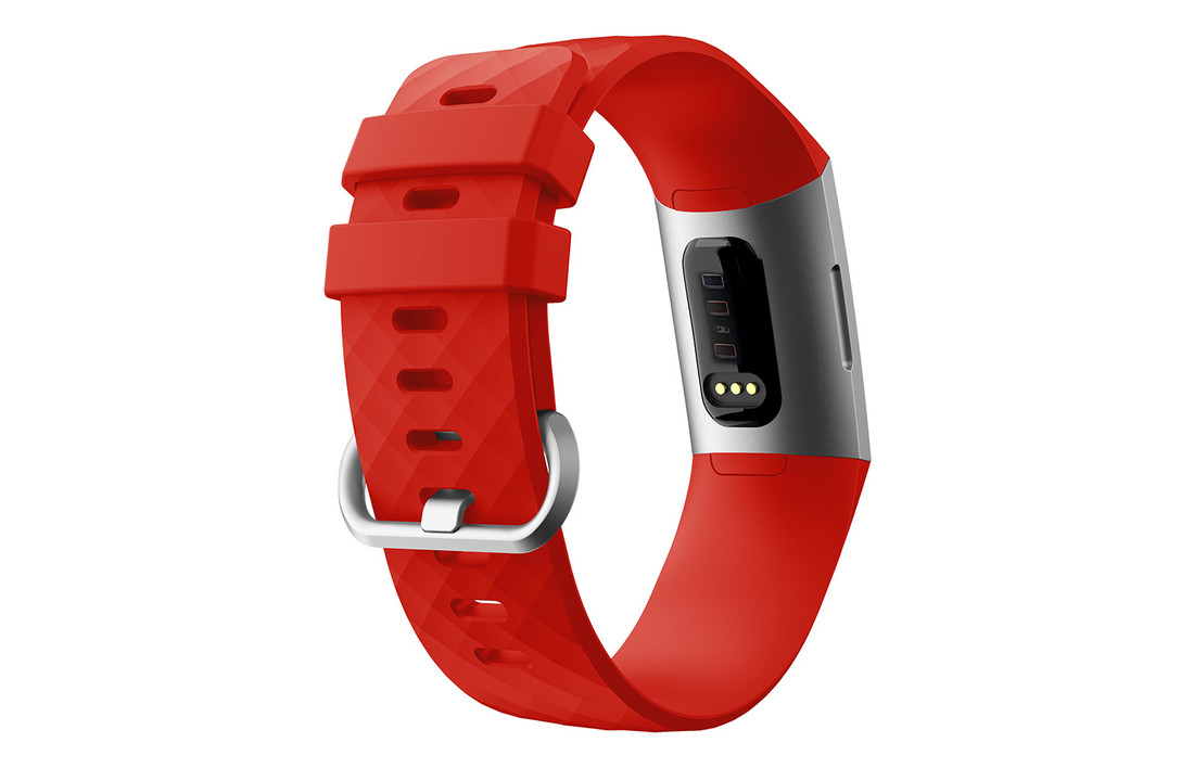 Fitbit Charge 3 / 4 Classic Bandje - Rood