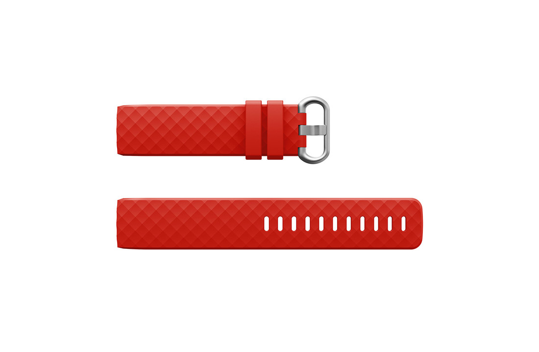 Fitbit Charge 3 / 4 Classic Bandje - Rood