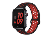 Apple Watch Sport Bandje - Zwart Rood