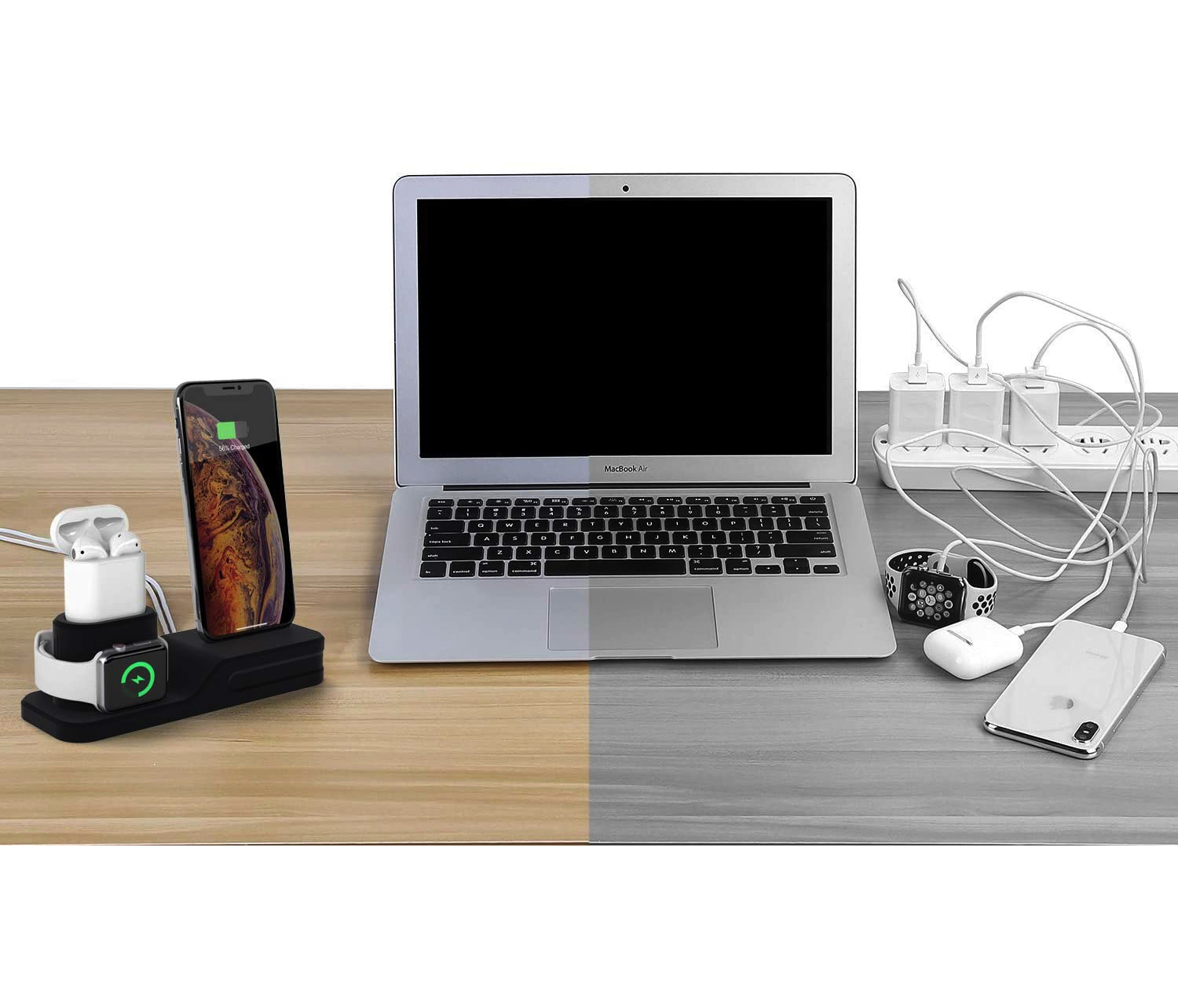 Apple Watch Docking Station Flexibel - 3in1
