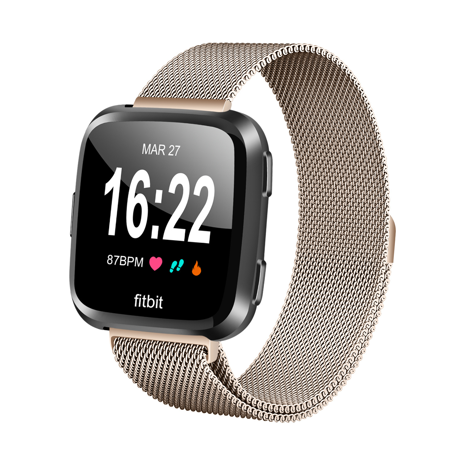 Fitbit Versa 2 Milanees Bandje - Champaign