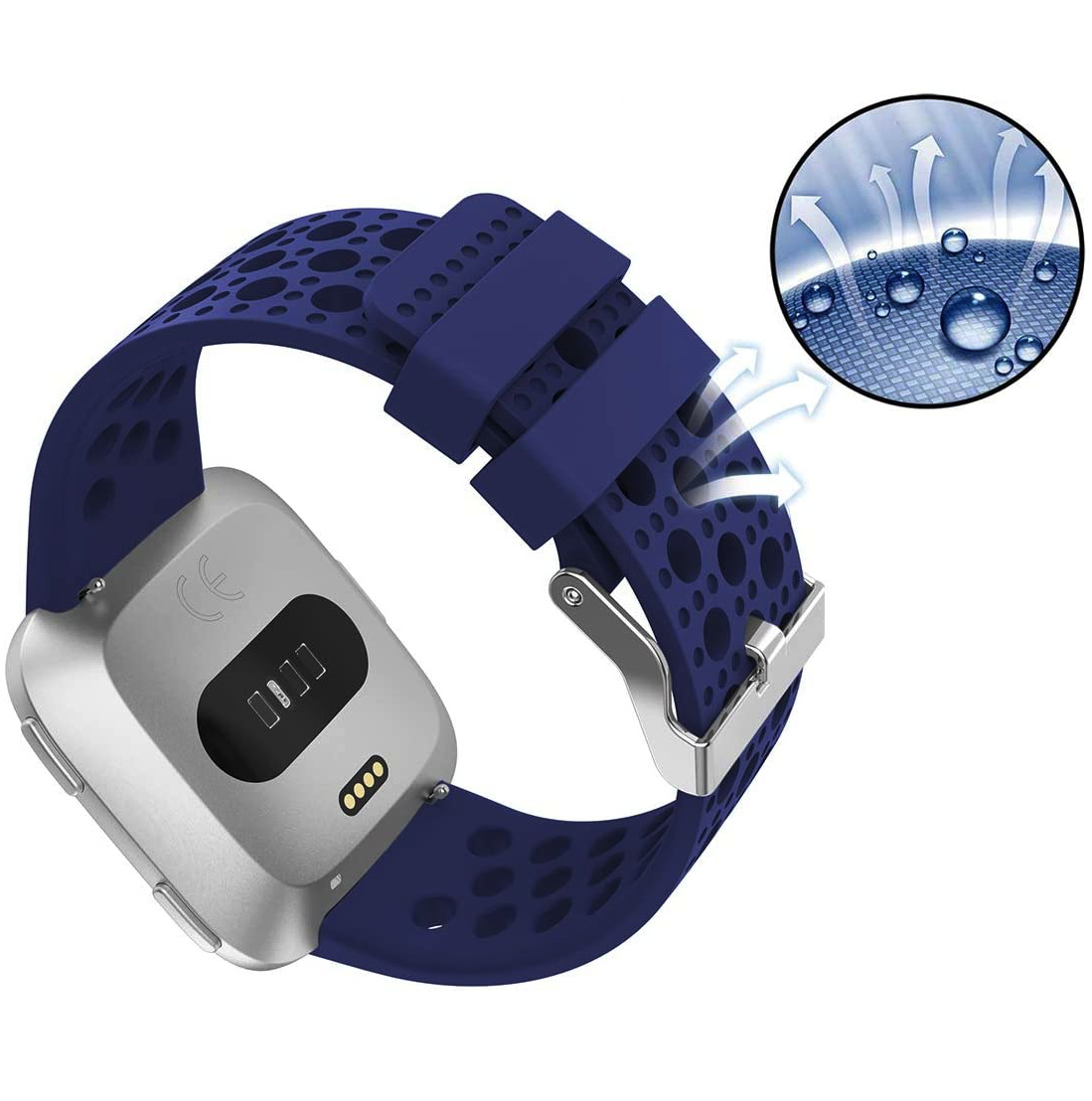 Fitbit Versa Sport Air Bandje - Blauw