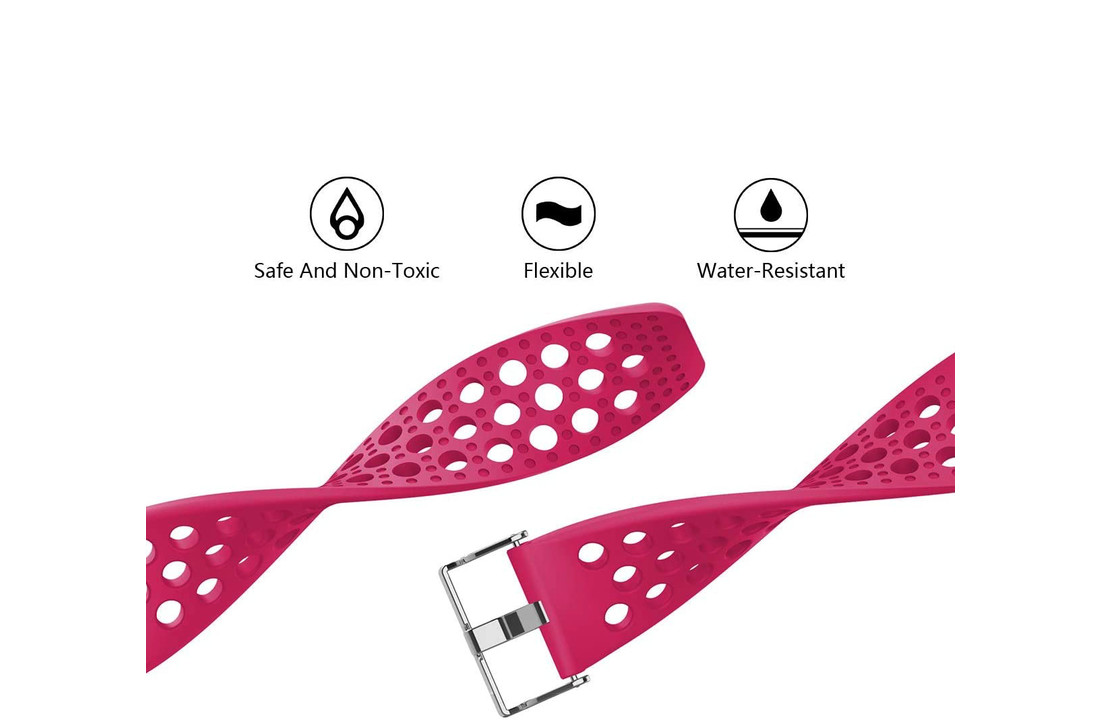 Fitbit Versa Sport Air Bandje - Roze