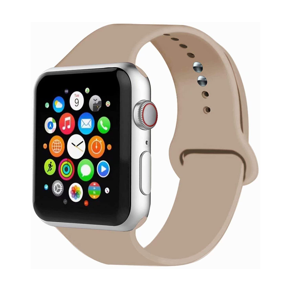 Apple Watch sport band - cappuccino | Yonosmartwatchbandjes