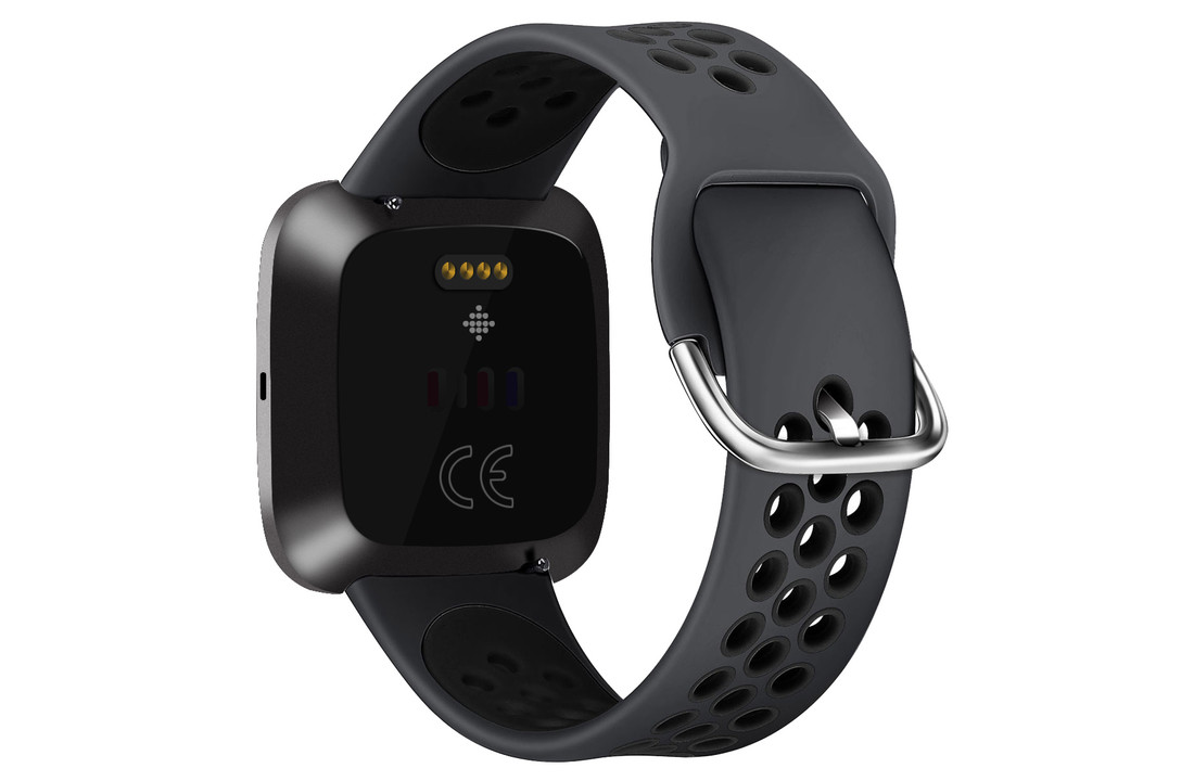 Fitbit Versa Sport Air Bandje - Zwart Zwart