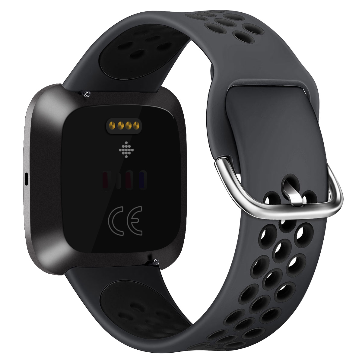 Fitbit Versa Sport Air Bandje - Zwart Zwart