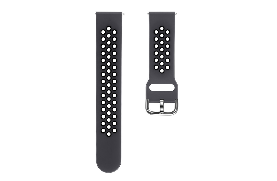 Fitbit Versa Sport Air Bandje - Zwart Zwart