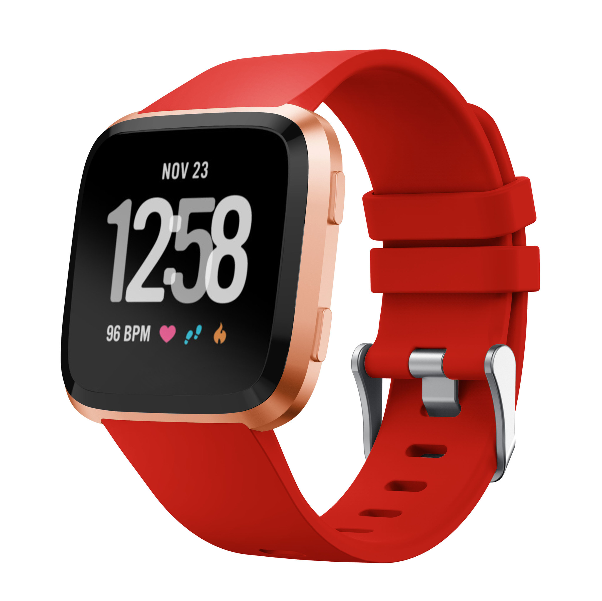 Fitbit Versa 2 Classic Bandje - Rood