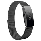 Fitbit Inspire HR Milanees Bandje - Zwart