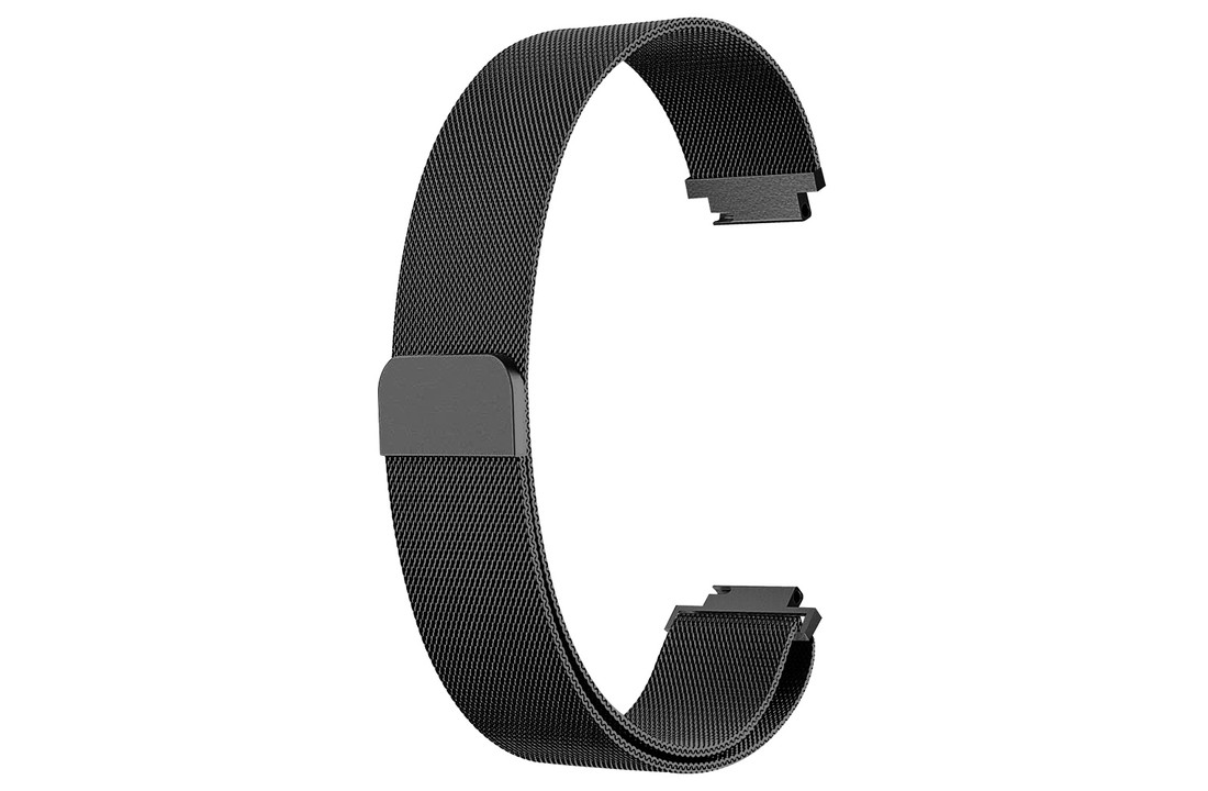 Fitbit Inspire HR Milanees Bandje - Zwart